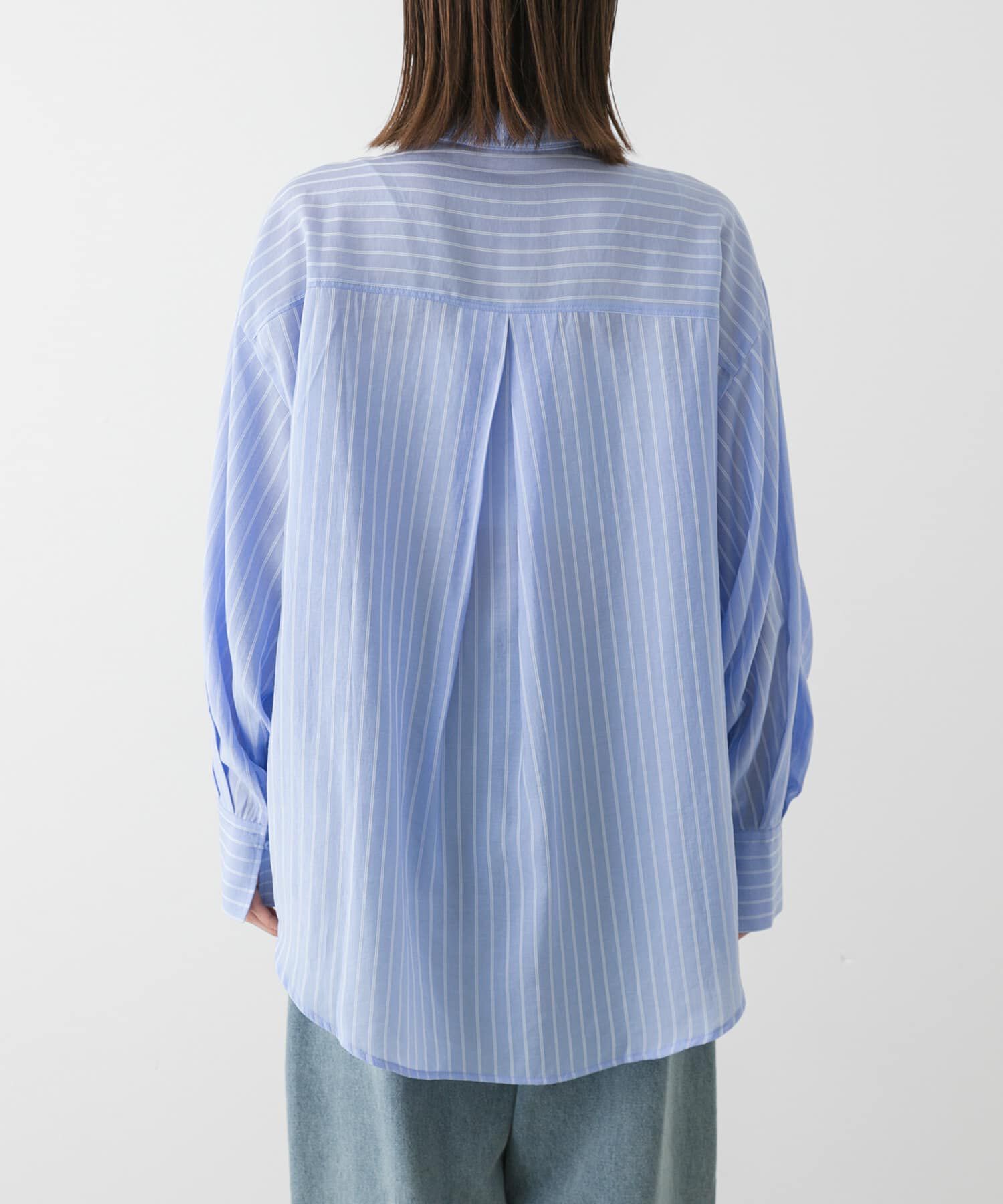 SENSE OF PLACE by URBAN RESEARCH「タックポケットシアーストライプシャツ」|シャツ・ブラウス|