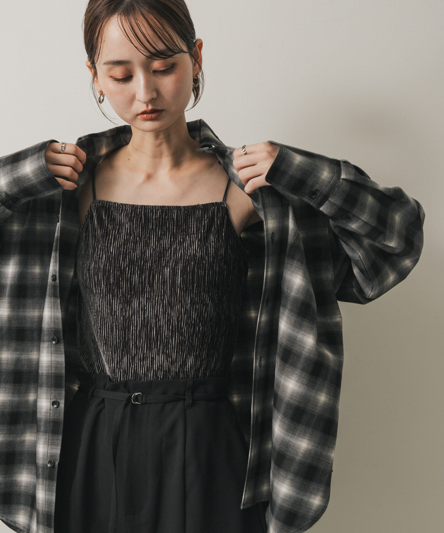 SENSE OF PLACE by URBAN RESEARCH「オンブレチェックルーズシャツ」|シャツ・ブラウス|