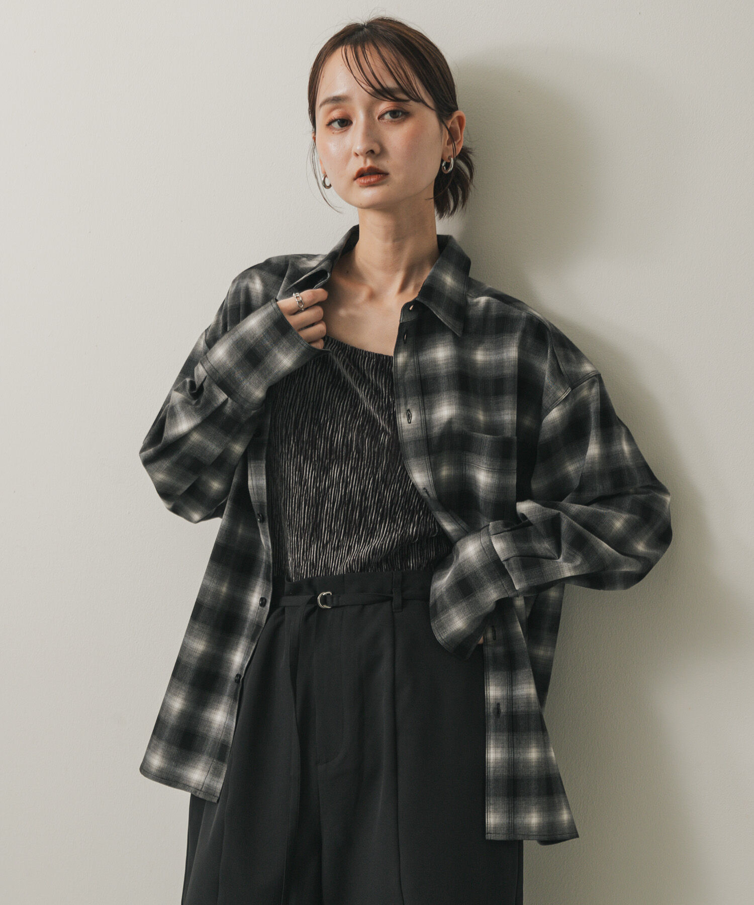 SENSE OF PLACE by URBAN RESEARCH「オンブレチェックルーズシャツ」|シャツ・ブラウス|