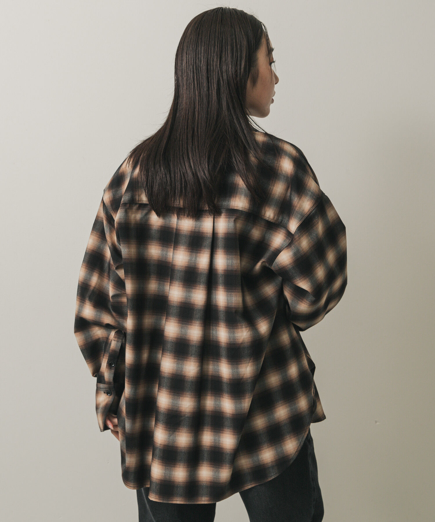 SENSE OF PLACE by URBAN RESEARCH「オンブレチェックルーズシャツ」|シャツ・ブラウス|