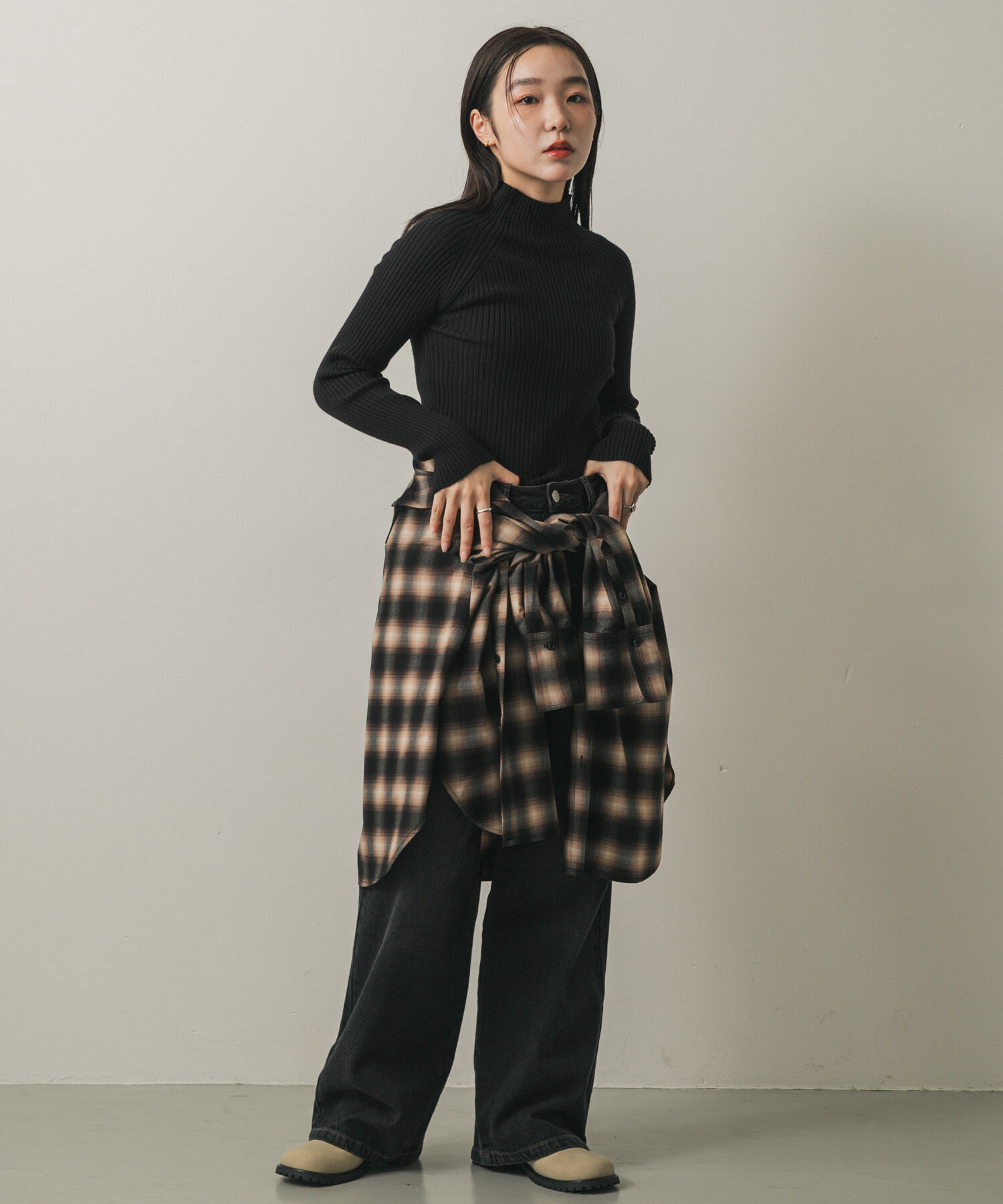 SENSE OF PLACE by URBAN RESEARCH「オンブレチェックルーズシャツ」|シャツ・ブラウス|