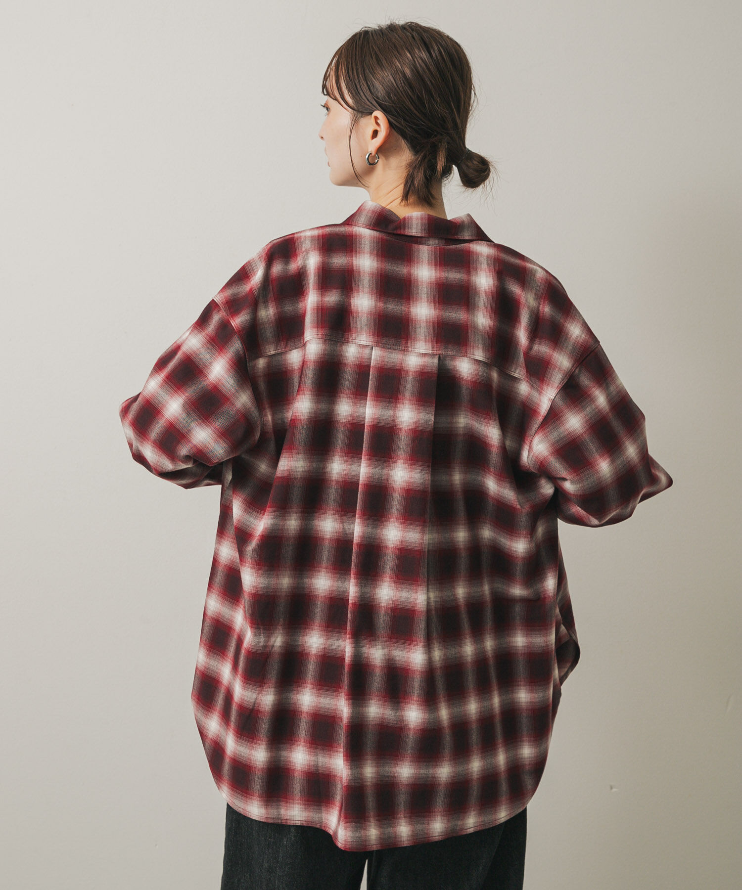 SENSE OF PLACE by URBAN RESEARCH「オンブレチェックルーズシャツ」|シャツ・ブラウス|