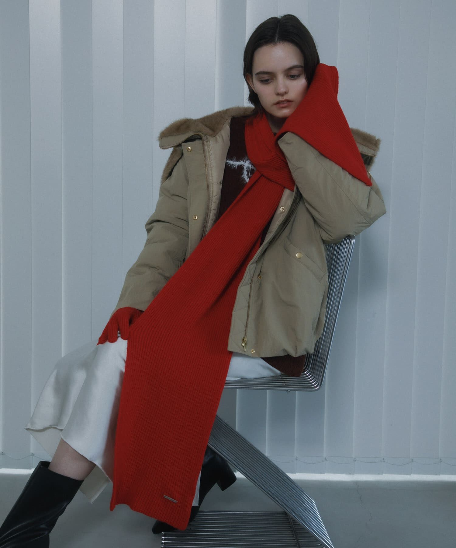 SENSE OF PLACE by URBAN RESEARCH「モチモチニットストール」|マフラー|