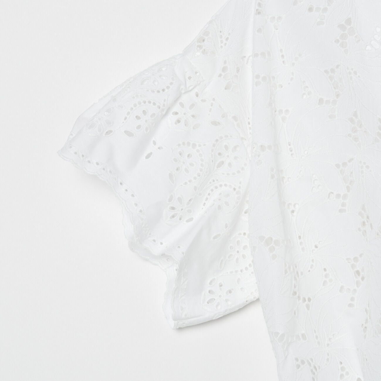  「TICCA FLOWER LACE SHORT BLOUSE」|シャツ・ブラウス|