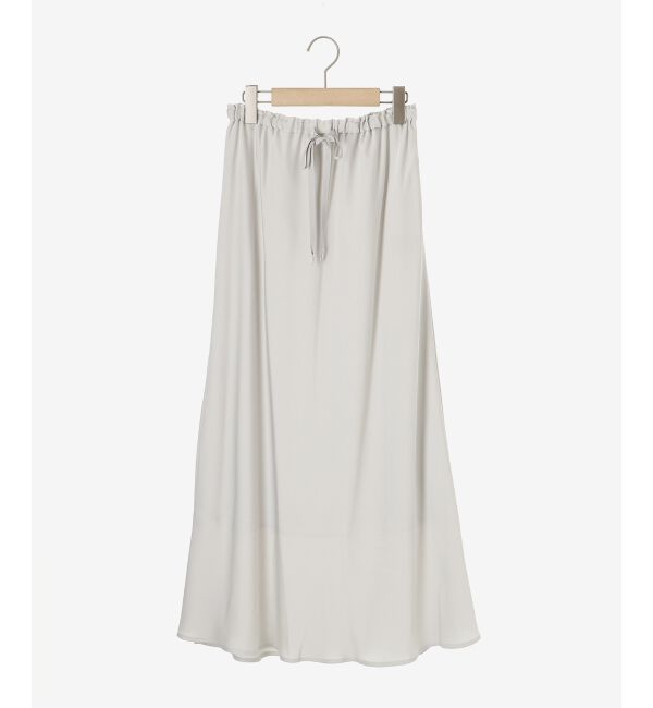le.coeur blanc「サテンナロースカート」|スカート|