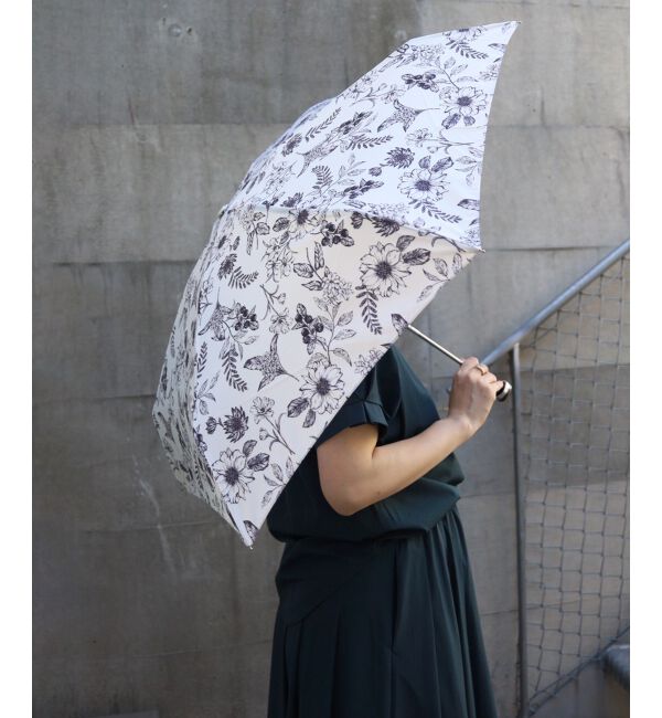 le.coeur blanc「プラントフラワー コンパクト折りたたみ傘」|傘|