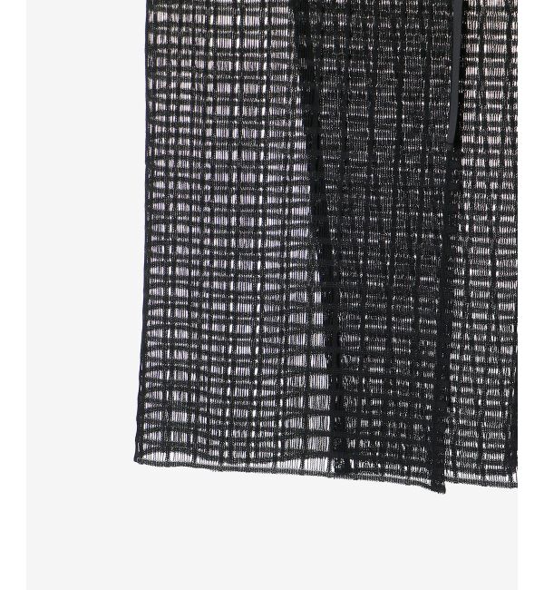 le.coeur blanc「格子柄レースラップレイヤードスカート」|スカート|