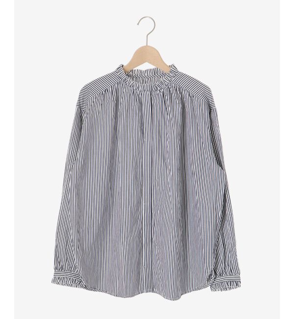  「フリルカラーギャザーブラウス」|シャツ・ブラウス|