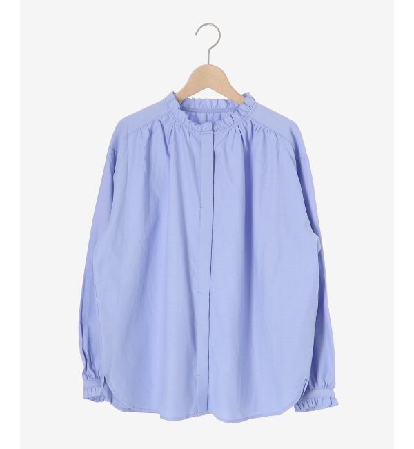  「フリルカラーギャザーブラウス」|シャツ・ブラウス|