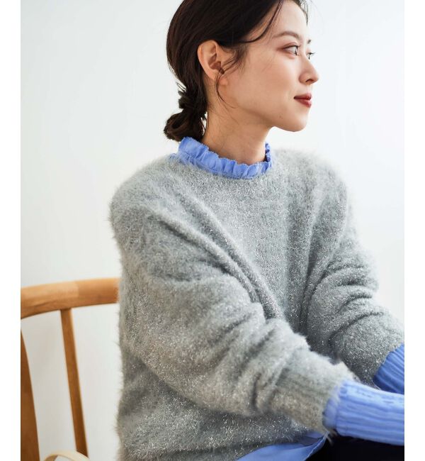  「フリルカラーギャザーブラウス」|シャツ・ブラウス|