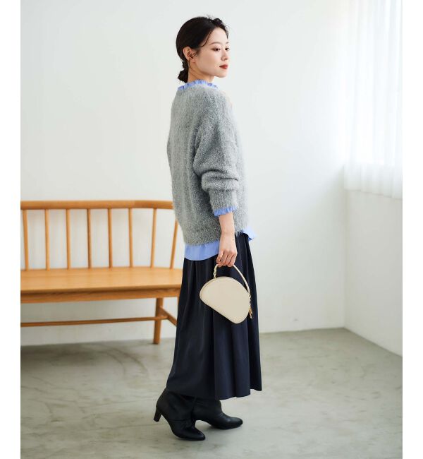  「フリルカラーギャザーブラウス」|シャツ・ブラウス|