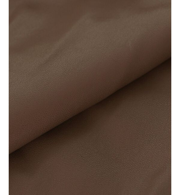 le.coeur blanc「ギャザーコクーン合皮スカート」|スカート|