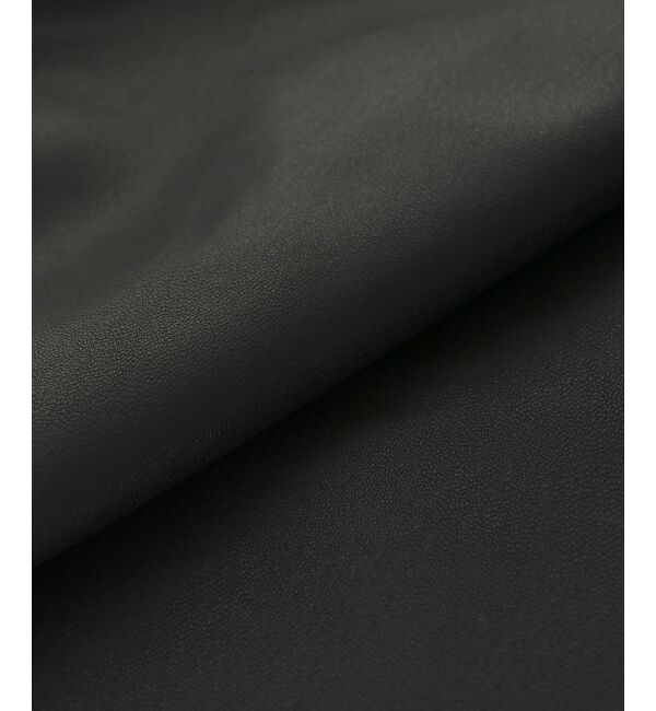 le.coeur blanc「ギャザーコクーン合皮スカート」|スカート|