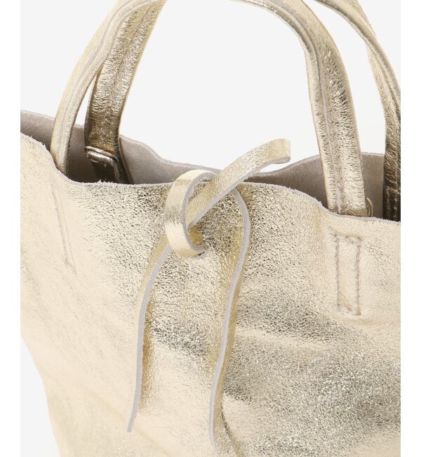 le.coeur blanc「MILLELA FIRENZE メタリックミニトートバッグ」|トートバッグ|