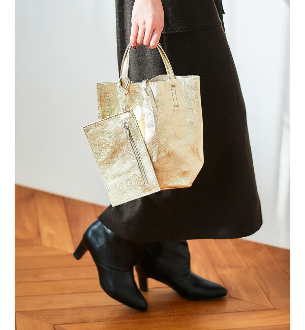 le.coeur blanc「MILLELA FIRENZE メタリックミニトートバッグ」|トートバッグ|