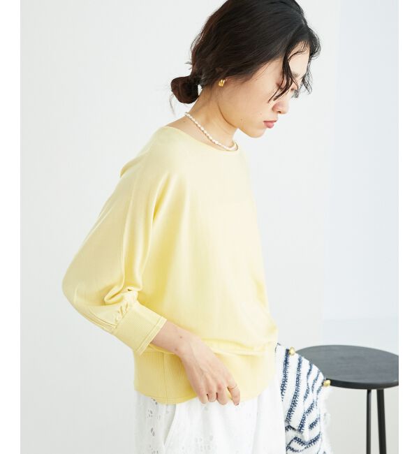  「《手洗い可能》ハイゲージドルマンプルオーバー」|ニット・セーター|