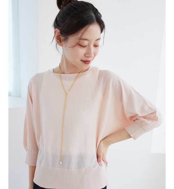  「《手洗い可能》ハイゲージドルマンプルオーバー」|ニット・セーター|