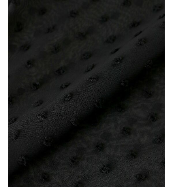  「ドットシアーギャザーブラウス」|シャツ・ブラウス|