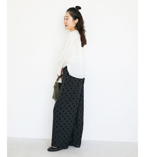  「《手洗い可能》Fanaka別注リバーレースブラウス」|シャツ・ブラウス|