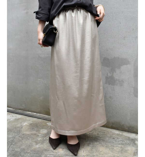  「《手洗い可能》シャイニーナロースカート」|スカート|ｸﾞﾚｰｼﾞｭ