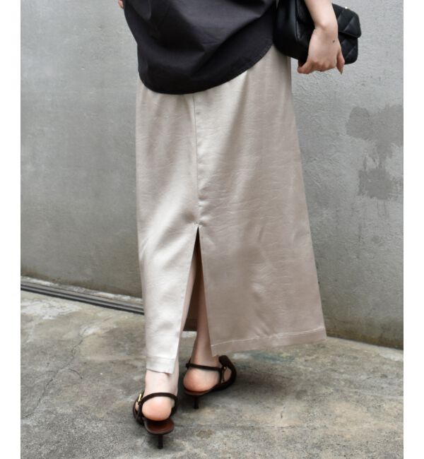  「《手洗い可能》シャイニーナロースカート」|スカート|