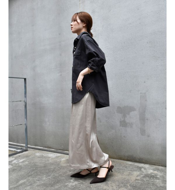  「《手洗い可能》シャイニーナロースカート」|スカート|