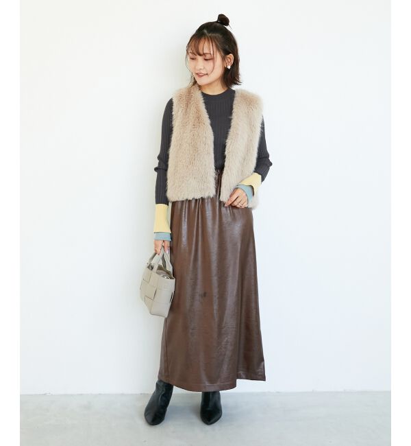  「《手洗い可能》シャイニーナロースカート」|スカート|