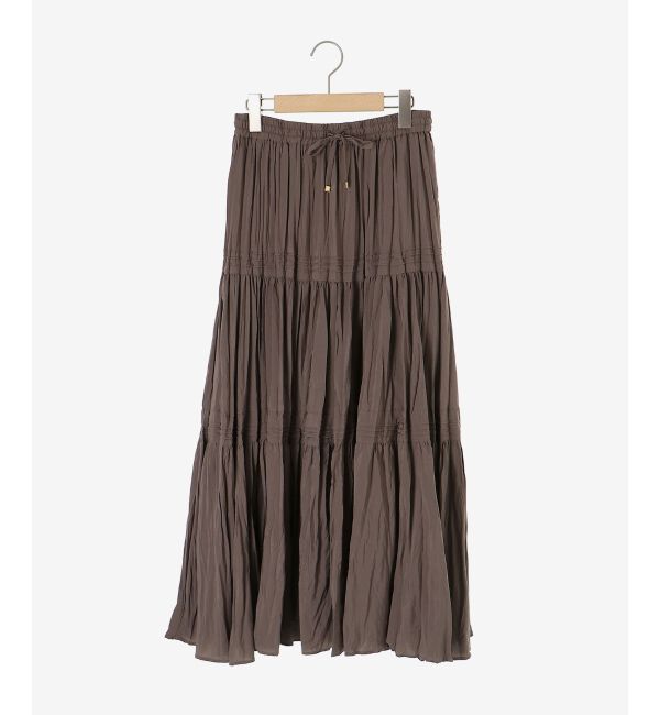  「《手洗い可能》エアータンブラーランダムプリーツスカート」|スカート|