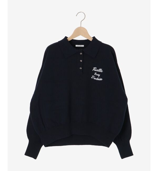 「《一部カラーWEB限定》フロッキーロゴニットポロ」|ニット・セーター|
