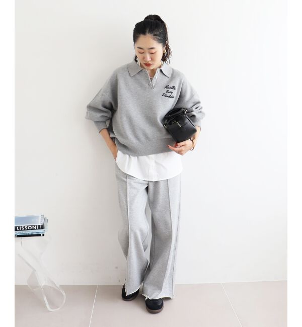  「《一部カラーWEB限定》フロッキーロゴニットポロ」|ニット・セーター|