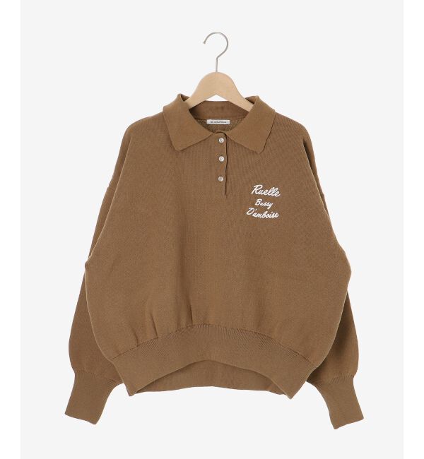  「《一部カラーWEB限定》フロッキーロゴニットポロ」|ニット・セーター|