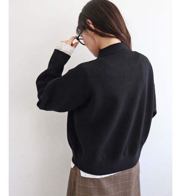  「《一部カラーWEB限定》フロッキーロゴニットポロ」|ニット・セーター|