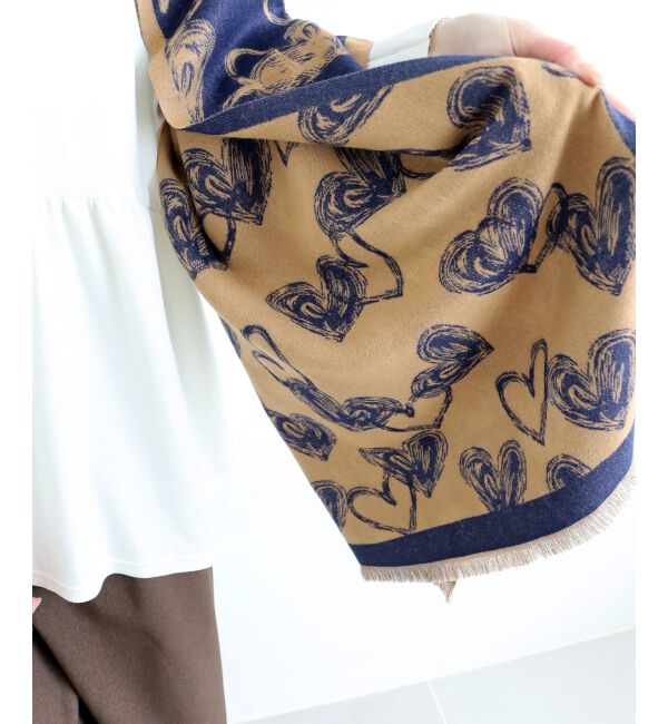  「《WEB限定アイテム》アソート柄大判ストール」|ストール|