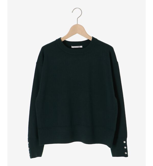  「スリーブボタンクループルオーバー」|ニット・セーター|