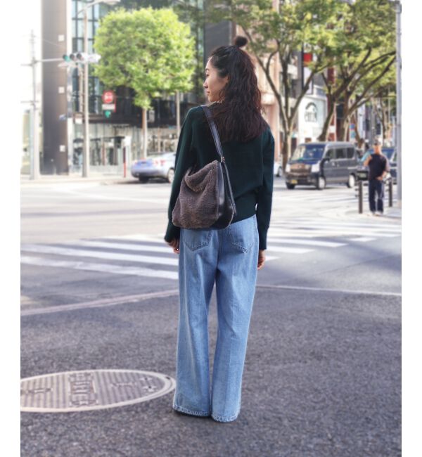  「スリーブボタンクループルオーバー」|ニット・セーター|