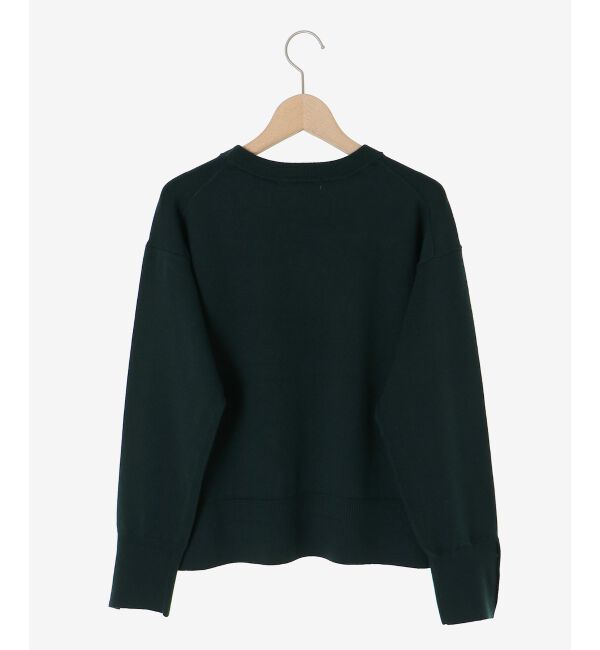  「スリーブボタンクループルオーバー」|ニット・セーター|