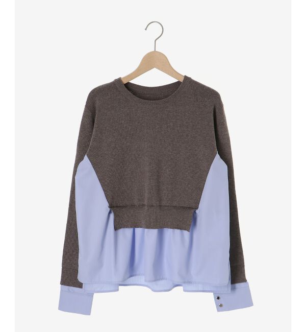  「ブロードドッキングニットプル」|ニット・セーター|