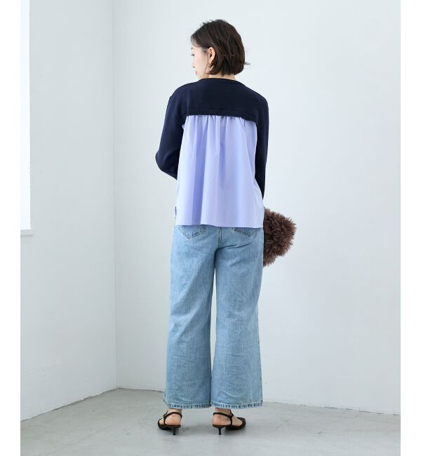  「ブロードドッキングニットプル」|ニット・セーター|