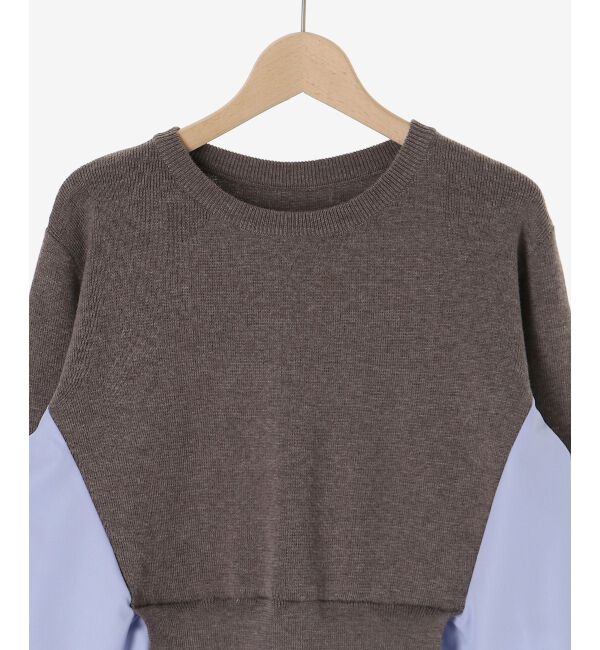  「ブロードドッキングニットプル」|ニット・セーター|