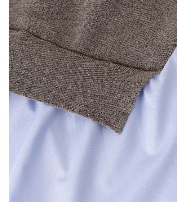  「ブロードドッキングニットプル」|ニット・セーター|