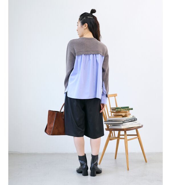  「ブロードドッキングニットプル」|ニット・セーター|