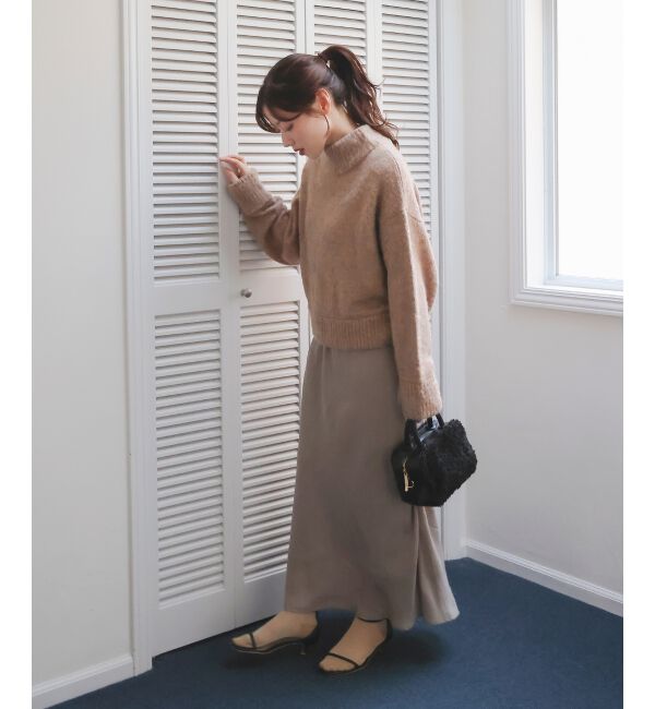  「ミックスカラーハイネックニット」|ニット・セーター|