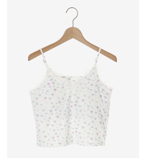 MAJESTICLEGON「カップ付きレーストリムキャミソール」|キャミソール|