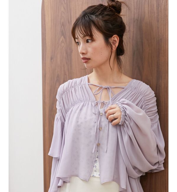 MAJESTICLEGON「カップ付きレーストリムキャミソール」|キャミソール|