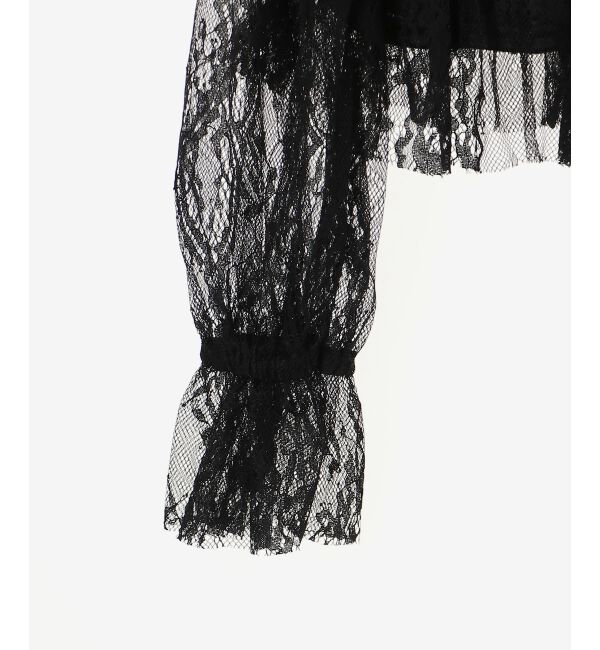 MAJESTICLEGON「フロントリボンレースブラウス」|シャツ・ブラウス|