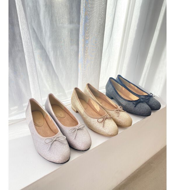 MAJESTICLEGON「キラキララメバレエシューズ」|バレエシューズ|