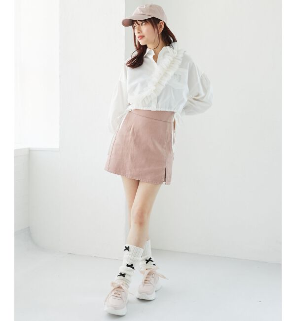 MAJESTICLEGON「チュールフリルショルダー」|ベルト|