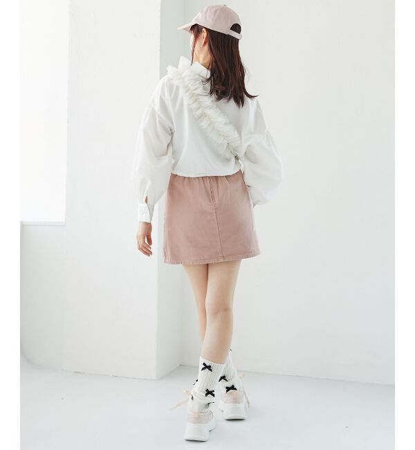 MAJESTICLEGON「チュールフリルショルダー」|ベルト|