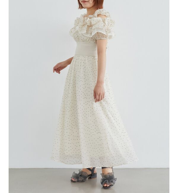 MAJESTICLEGON「ミルフィーユフリルコルセットワンピ」|ワンピース|