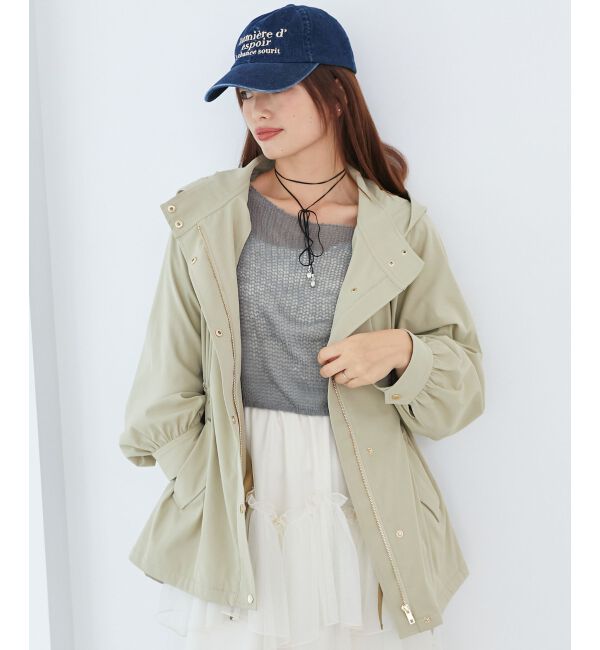 MAJESTICLEGON「ウエストきゅっとミディブルゾン」|ブルゾン・スタジャン|